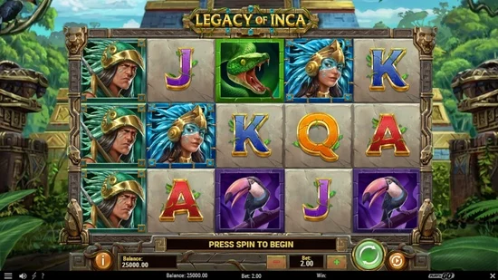 слот Legacy of Inca на деньги