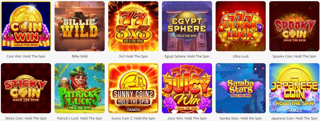 слоты, участвующие в акции Spin-O-Mania