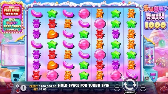слот Sugar Rush 1000 на деньги